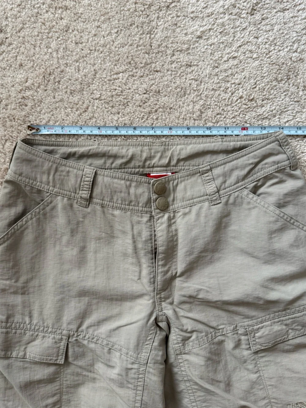 The North Face convertible trail pant sz 4 short